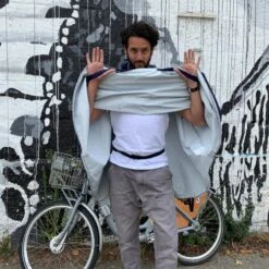 Cape De Pluie Vélo écoresponsable, Imperméable, Respirante, Unisexe - Cap Ferret -Vélo Matériel Magasin cape de pluie velo ecoresponsable impermeable respirante unisexe cap ferret 4