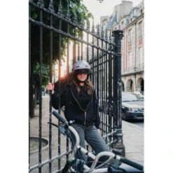 Casque Urbain Jet Cadence Crème Avec Visière -Vélo Matériel Magasin casque urbain jet cadence creme avec visiere 3