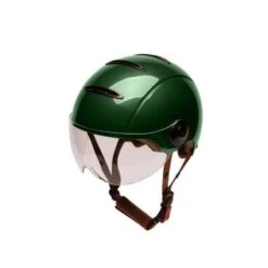 Casque Urbain Jet Tandem Green Avec Visière -Vélo Matériel Magasin casque urbain jet tandem green avec visiere 2