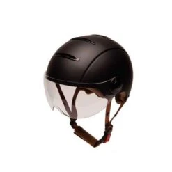 Casque Urbain Jet Tandem Noir Mat Avec Visière -Vélo Matériel Magasin casque urbain jet tandem noir mat avec visiere 2
