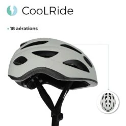 Casque Vélo Adulte 58-61 Cm Multisport Beige -Vélo Matériel Magasin casque velo adulte 58 61 cm multisport beige 4