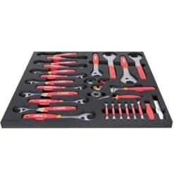 Unior Clés Sos, Clés à Rayons, Démonte-pneus - Red - 560 X 570 X 40 Mm / 35 Pcs - 5