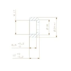 Riverside Ecrou Adaptateur Pour Kit Follow Me -Vélo Matériel Magasin ecrou adaptateur pour kit follow me 3