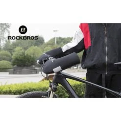 ROCKBROS Manchons Vélo De Guidon Thermique Polaire Gants De Guidon Hiver Impeméable -Vélo Matériel Magasin manchons velo de guidon thermique polaire gants de guidon hiver impemeable 3