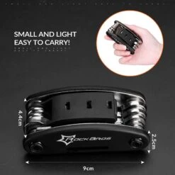 ROCKBROS Outil Multifonctions Velo Multitool 16 En 1 Noir -Vélo Matériel Magasin outil multifonctions velo multitool 16 en 1 noir 5