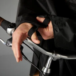 BTWIN PONCHO PLUIE VELO VILLE 100 NOIR -Vélo Matériel Magasin poncho pluie velo ville 100 noir 2
