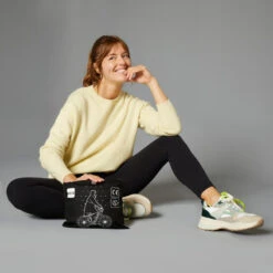 BTWIN PONCHO PLUIE VISIBILITE JOUR NUIT 560 NOIR JAUNE FLUO -Vélo Matériel Magasin poncho pluie visibilite jour nuit 560 noir jaune fluo 8