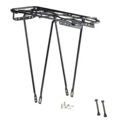 BTWIN Porte Bagage Pour Vélo 24 Pouces Noir