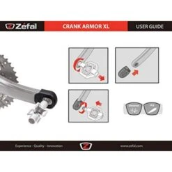 Protecteur Zefal XL Pour Bielle Noire -Vélo Matériel Magasin protecteur zefal xl pour bielle noire 2