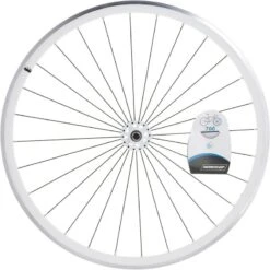ROUE FIXIE 700 BLANC AVANT -Vélo Matériel Magasin roue fixie 700 blanc avant 3