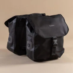SACOCHE DOUBLE 540 2X20L POUR PORTE BAGAGES IMPERMEABLE -Vélo Matériel Magasin sacoche double 540 2x20l pour porte bagages impermeable 5