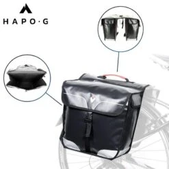Sacoche Vélo Porte Bagage étanche 32L Noir - Vélo électrique, VTT, VTC - HAPO-G 14 Sacoche Vélo Porte Bagage étanche 32L Noir - Vélo électrique, VTT, VTC - HAPO-G -Vélo Matériel Magasin sacoche velo porte bagage etanche 32l noir velo electrique vtt vtc hapo g 5