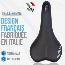 Selle Velo FREYA Confortable Fait Mains En ITALIE Technologie Brevetée 3ZONES -Vélo Matériel Magasin selle velo freya confortable fait mains en italie technologie brevetee 3zones 2