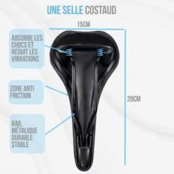 Selle Velo FREYA Confortable Fait Mains En ITALIE Technologie Brevetée 3ZONES -Vélo Matériel Magasin selle velo freya confortable fait mains en italie technologie brevetee 3zones 6