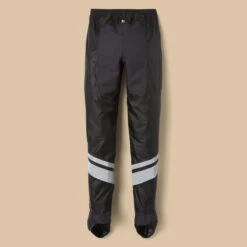 BTWIN SURPANTALON PLUIE VELO VILLE AVEC COUVRE-CHAUSSURES INTEGREES 540 FEMME NOIR -Vélo Matériel Magasin surpantalon pluie velo ville avec couvre chaussures integrees 540 femme noir 9