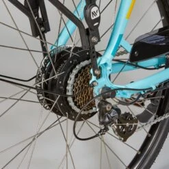 Vélo Ville électrique - NEOMOUV Sinapia Hydraulique - Turquoise -Vélo Matériel Magasin velo ville electrique neomouv sinapia hydraulique turquoise 4