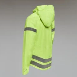 BTWIN VESTE VÉLO 500 ENFANT PLUIE JAUNE HAUTE VISIBILITÉ -Vélo Matériel Magasin veste velo 500 enfant pluie jaune haute visibilite 5