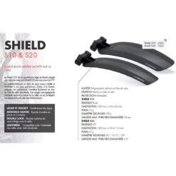 ZEFAL Shield S20 Garde-Boue Arrière Pour Selle VTT -Vélo Matériel Magasin zefal shield s20 garde boue arriere pour selle vtt 3